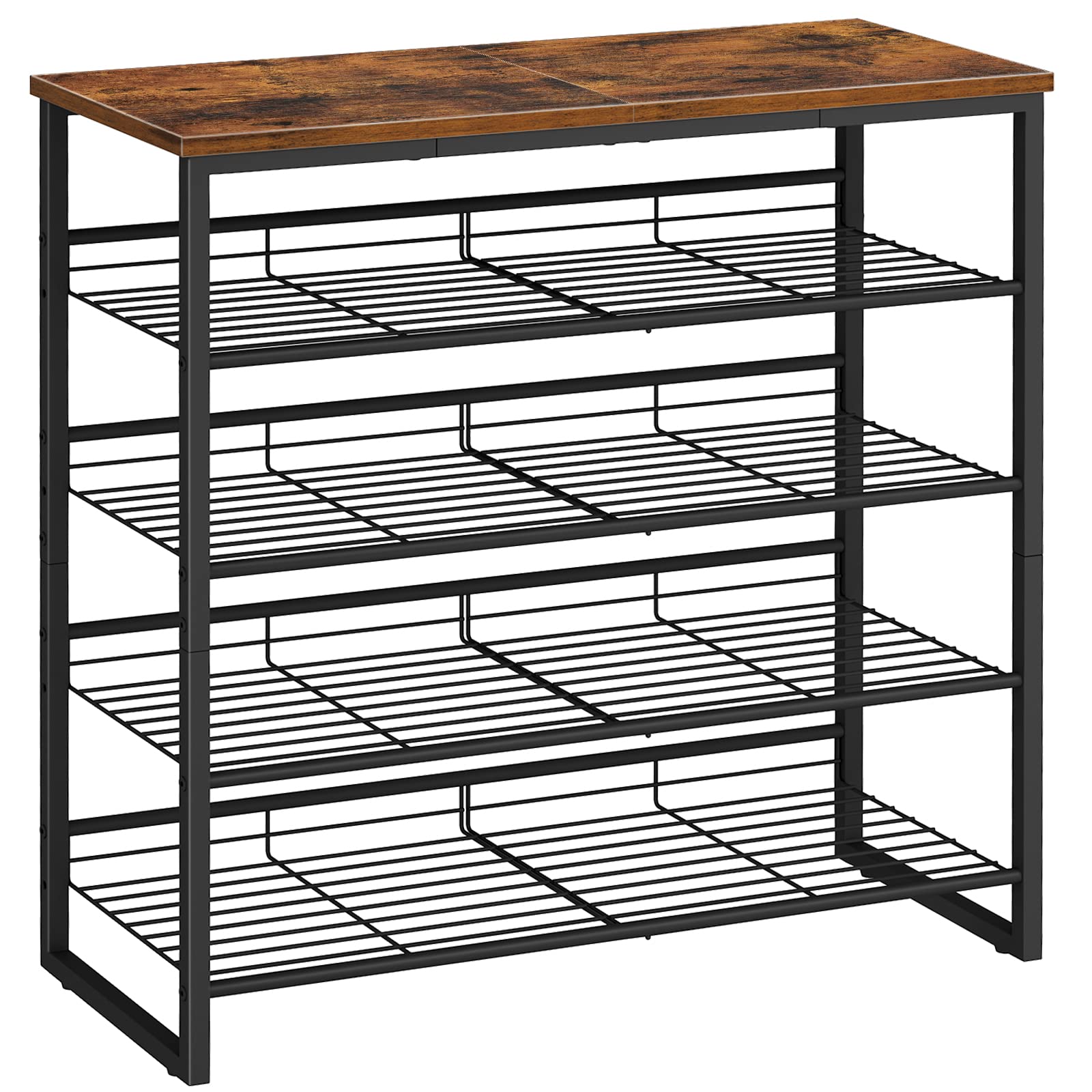 HOOBRO shoe rack front door 5-tier keeps entryway organized and welcoming.