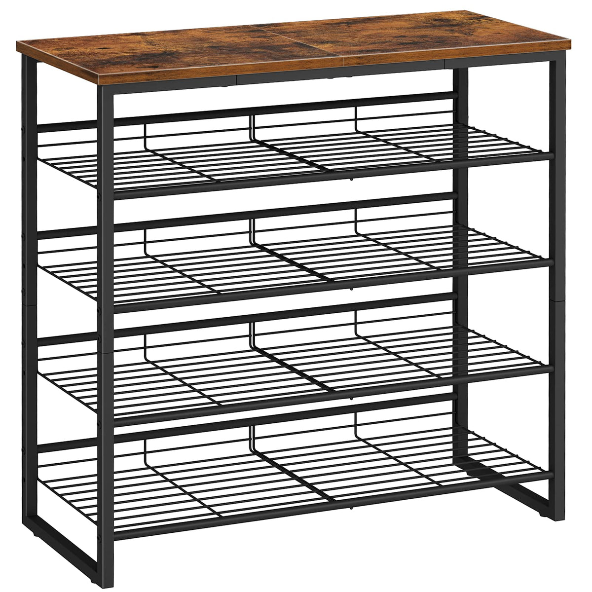 HOOBRO shoe rack front door 5-tier keeps entryway organized and welcoming.