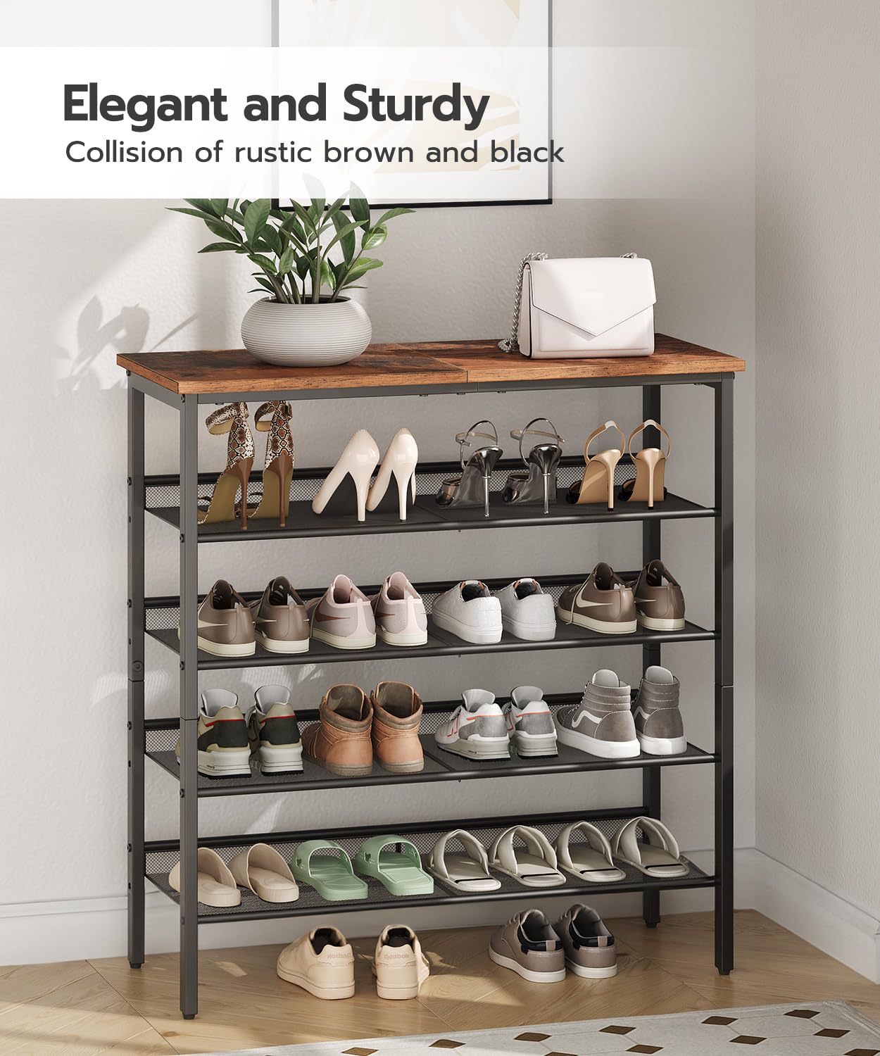 Removable shelves for tall boots and high-heel storage