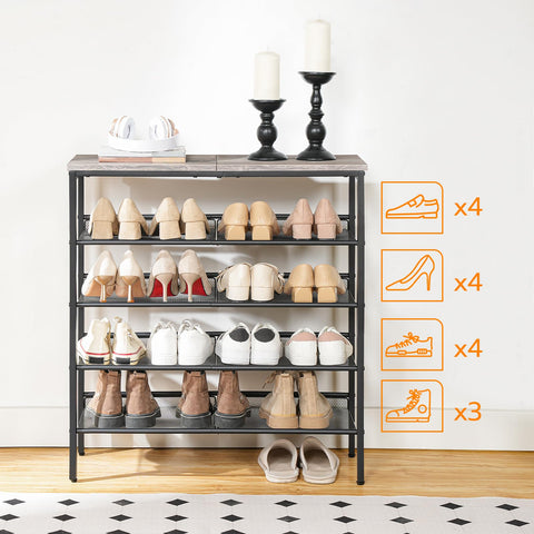 HOOBRO top-load capacity up to 44 lb keeps the top shelf strong