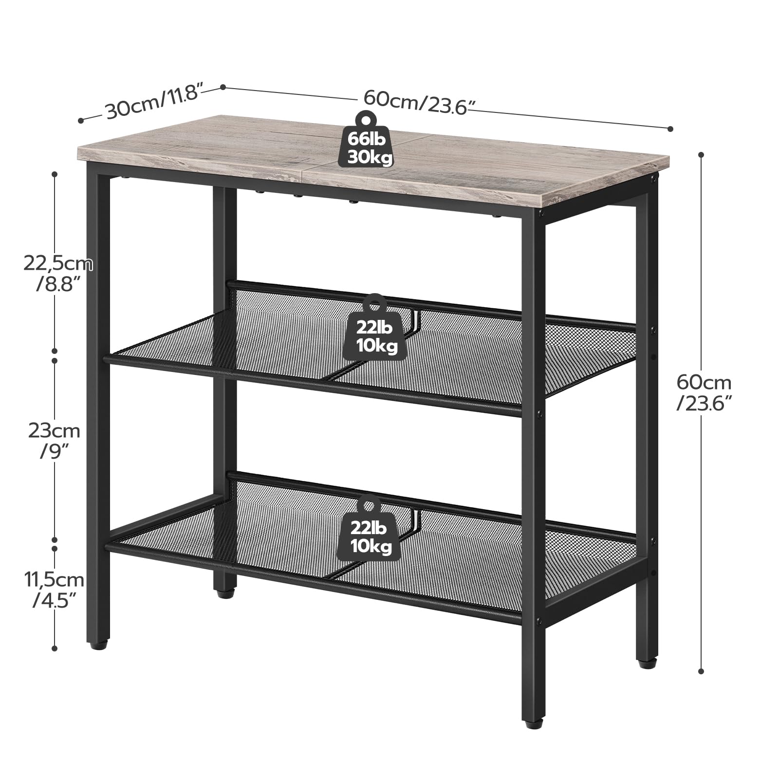 HOOBRO side table large surface area beside seating