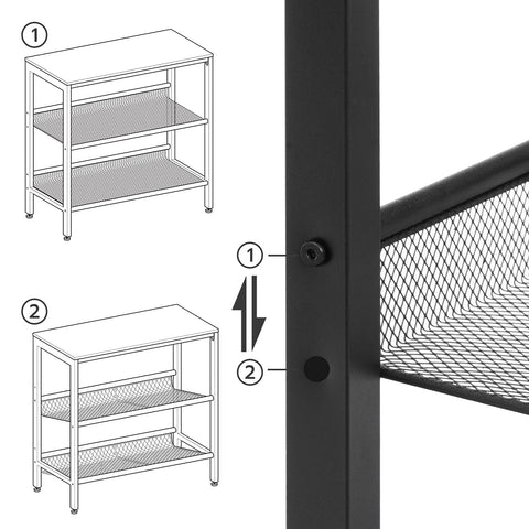HOOBRO sturdy MDF and metal build for lasting stability