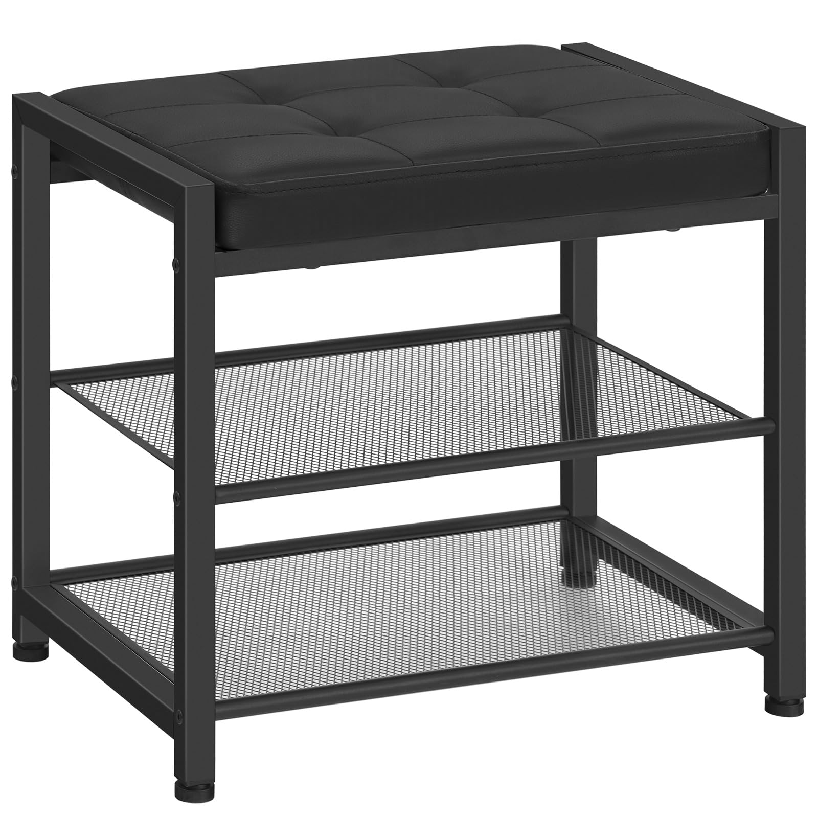HOOBRO small shoe bench seat with PU leather for comfortable seating while changing shoes.