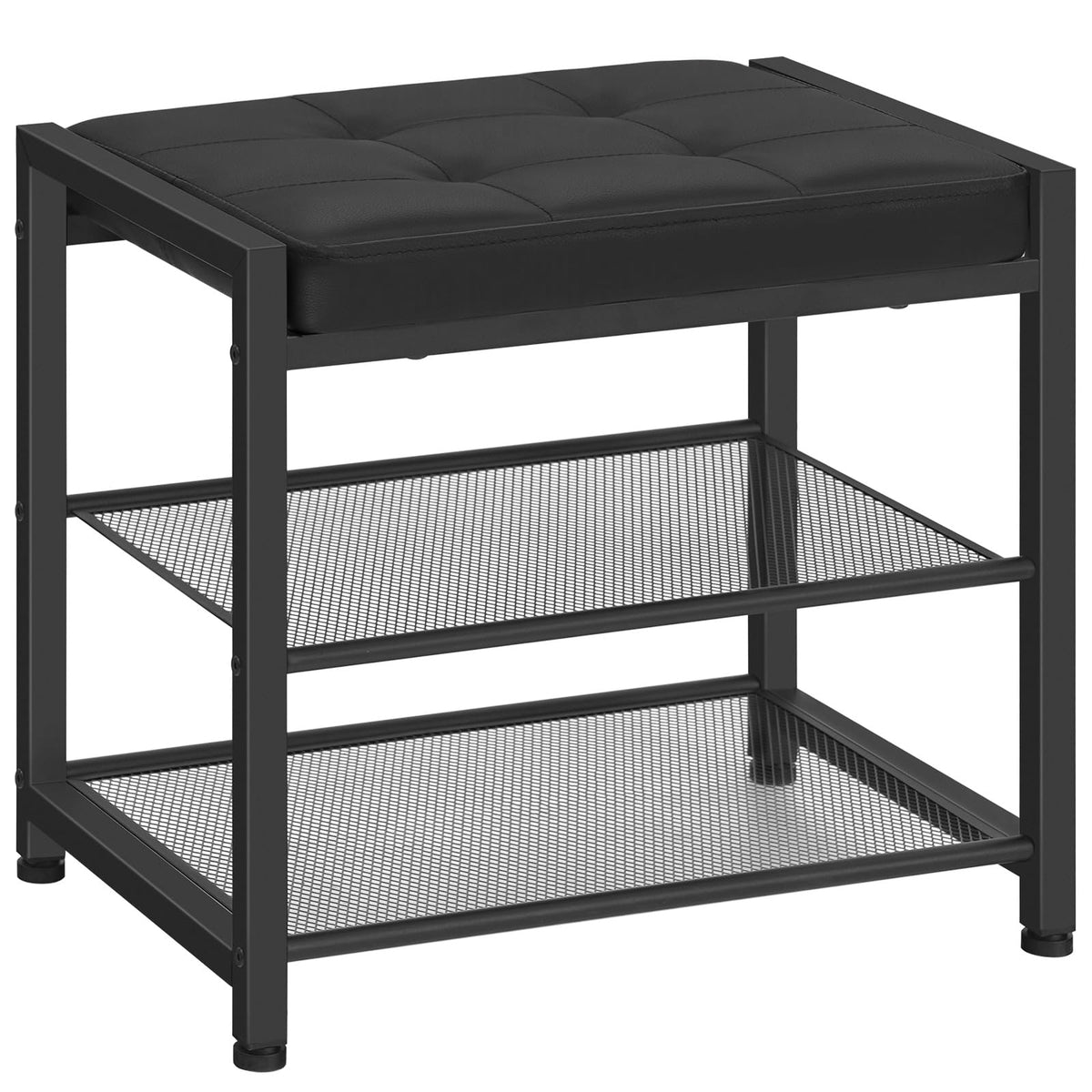 HOOBRO small shoe bench seat with PU leather for comfortable seating while changing shoes.
