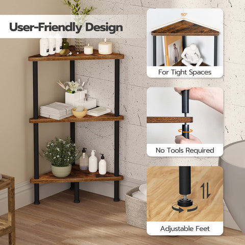 HOOBRO small-space bookcase organizes books and decor efficiently.