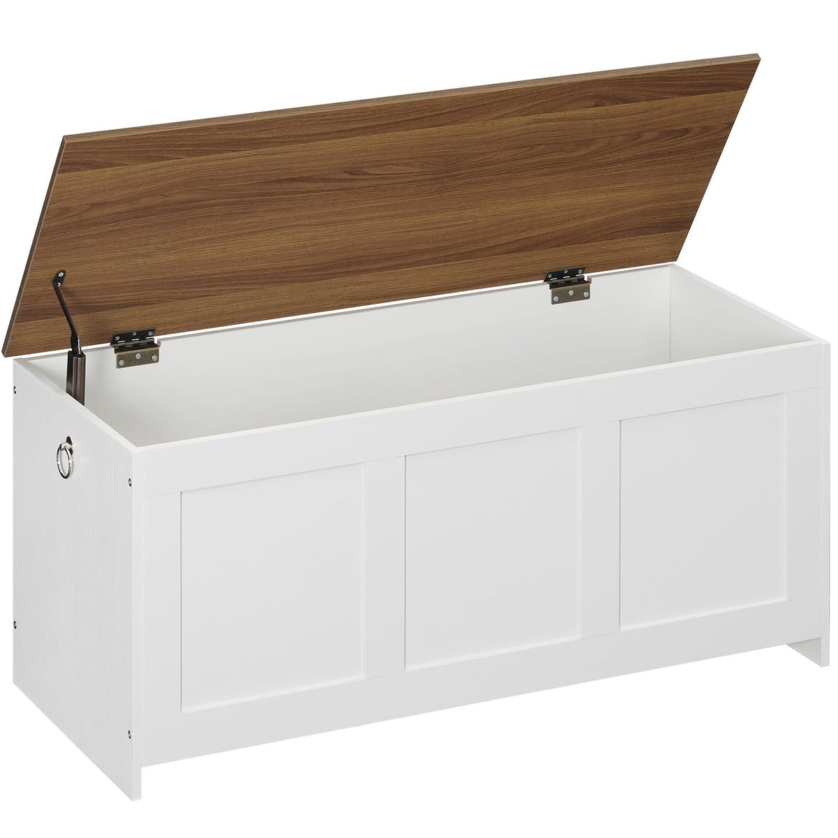 HOOBRO storage bench front panel stripe design for stylish organization
