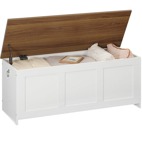 HOOBRO storage bench durable wooden construction for everyday use