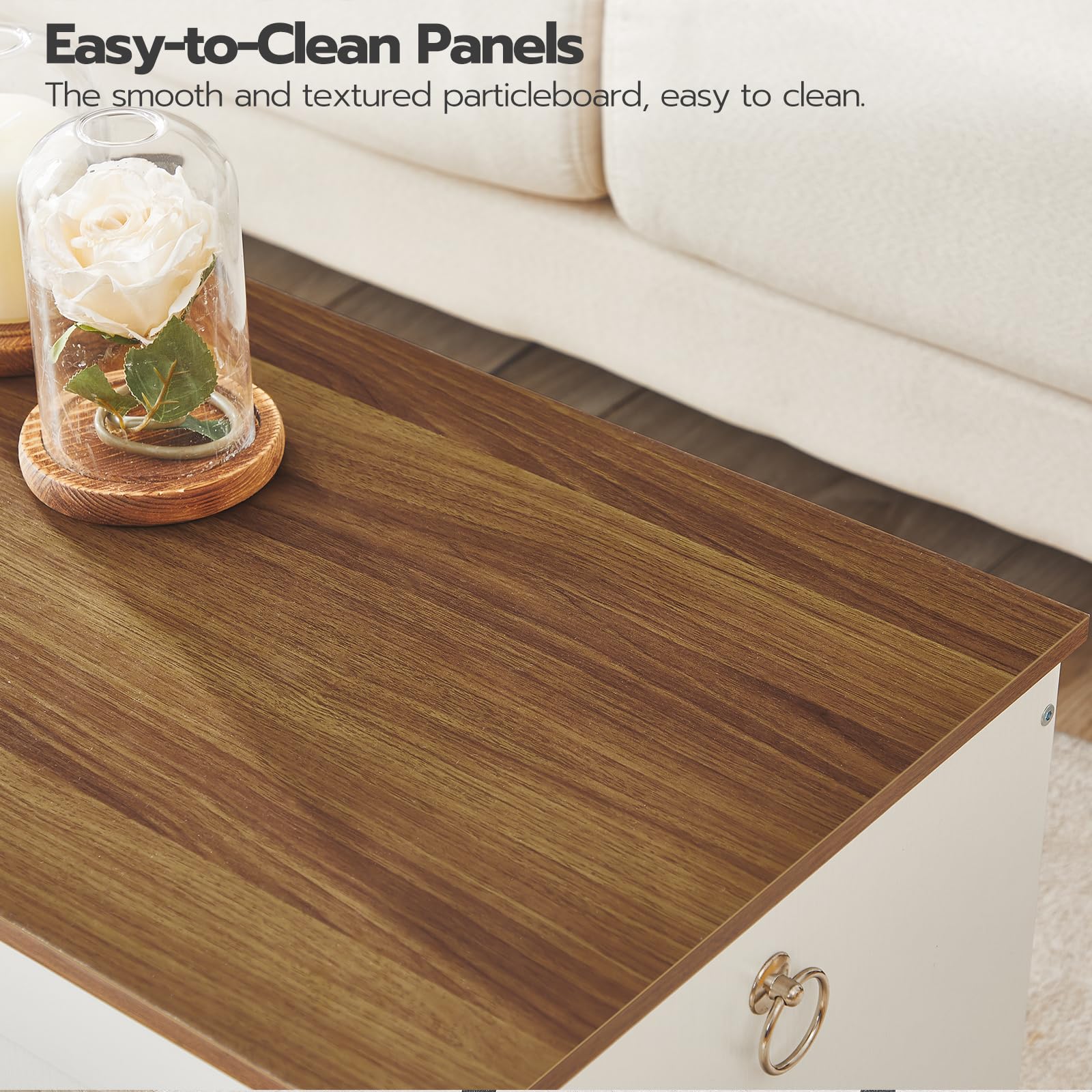 HOOBRO storage bench easy assembly with clear instructions