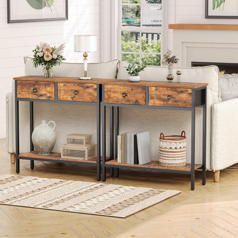 HOOBRO sturdy metal frame supports heavy items securely.