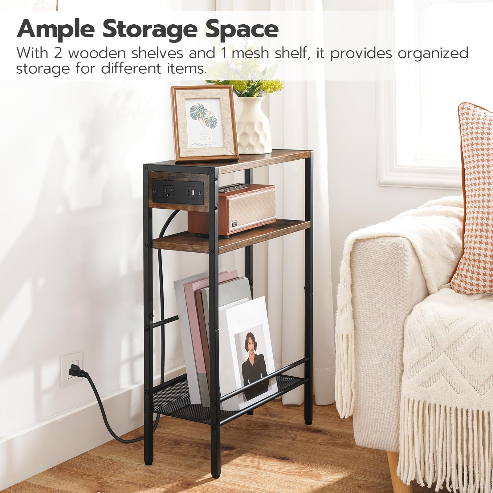 HOOBRO sturdy metal and particleboard build supports daily use.
