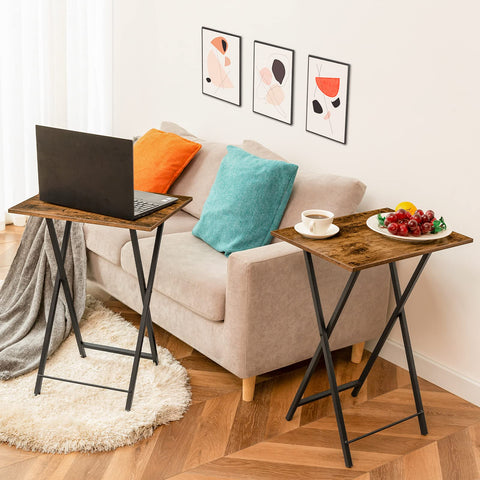 HOOBRO travel-friendly folding tray easy to move between rooms or trips.