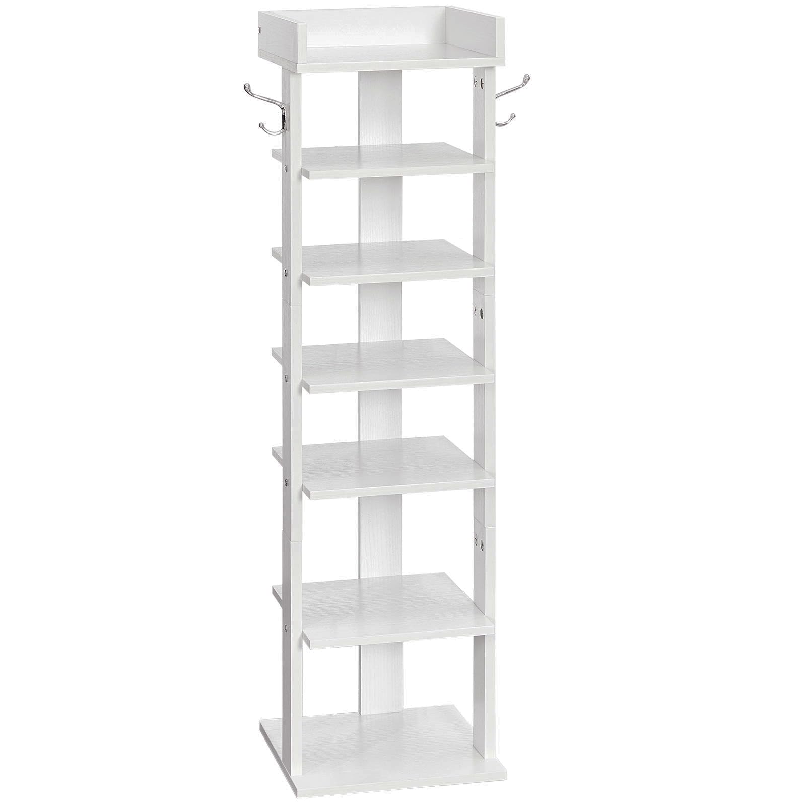 HOOBRO vertical shoe rack at the front door keeps entryway tidy and accessible.