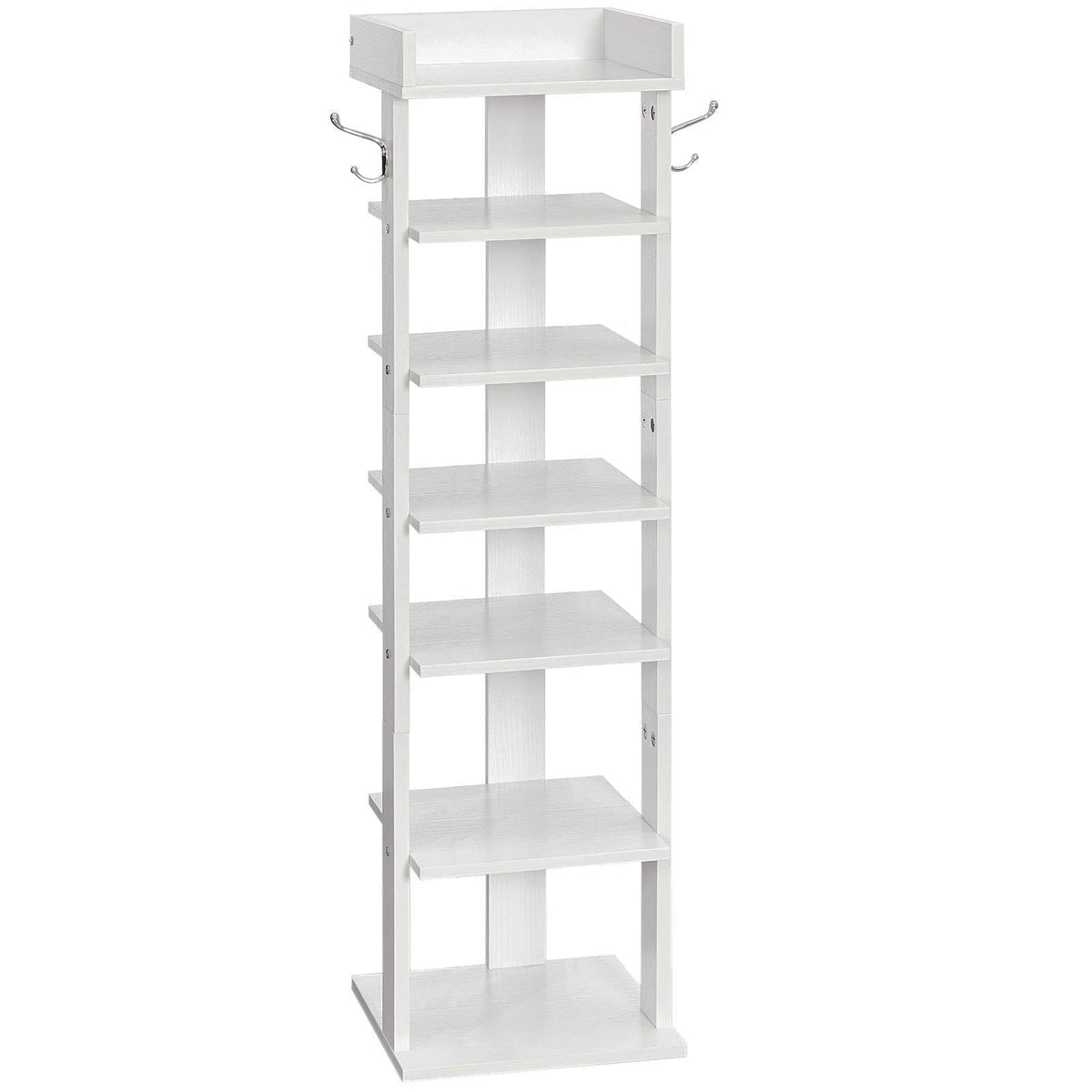 HOOBRO vertical shoe rack at the front door keeps entryway tidy and accessible.