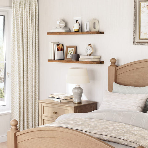 HOOBRO bathroom shelves mounted on wall keep essentials at reach.