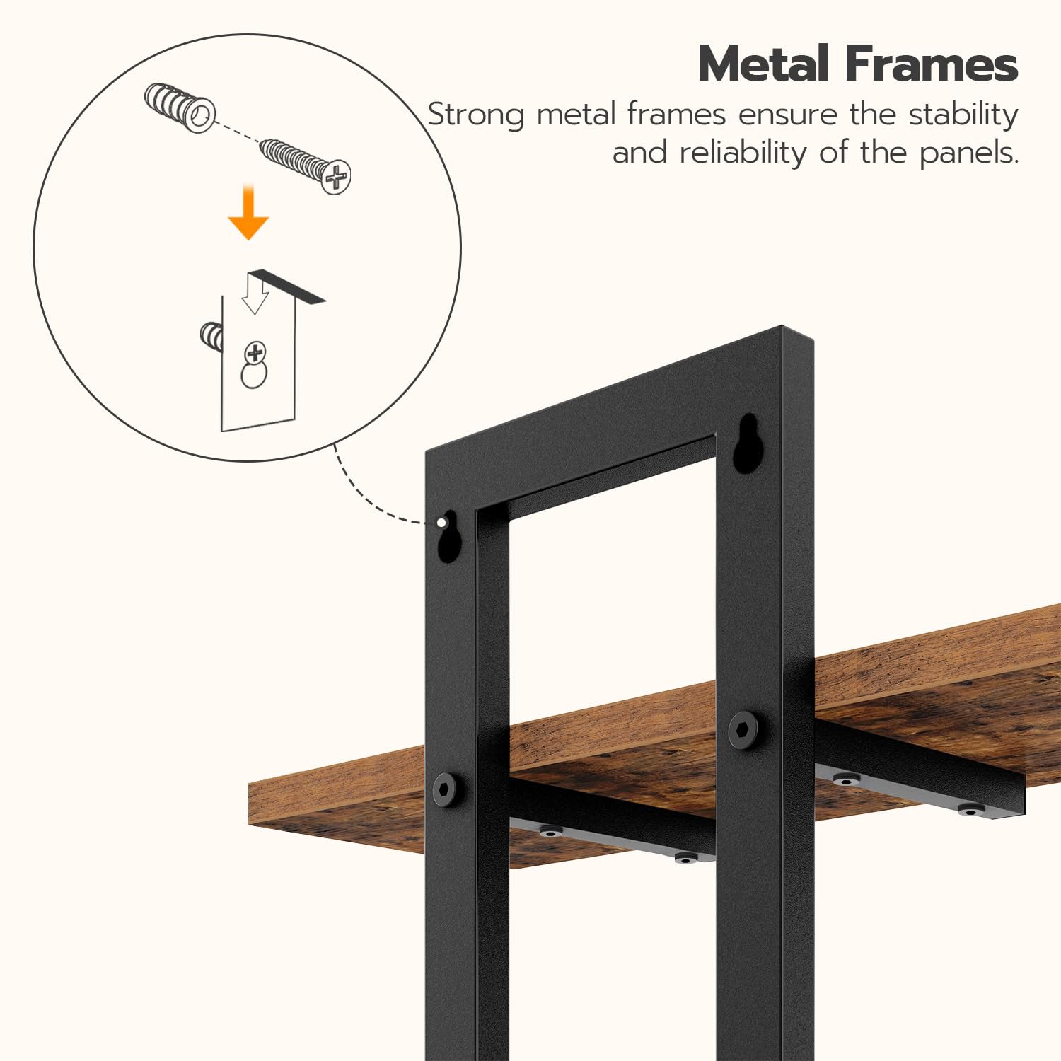 Includes hardware and clear instructions for quick, hassle-free installation.
