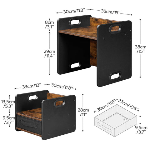 HOOBRO toddler table top with smooth edges for safe crafts.