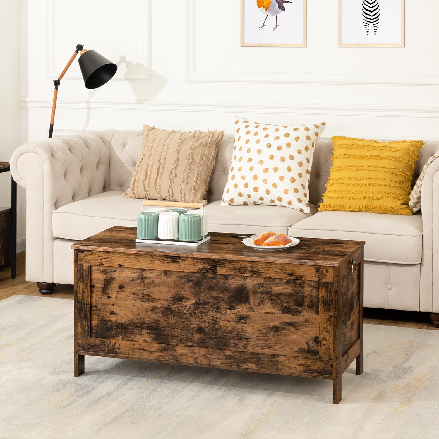 Hoobro wooden base provides a durable foundation for daily use.