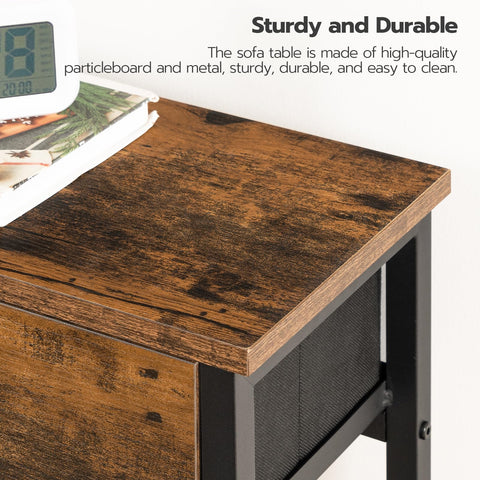 HOOBRO wooden shelves offer versatile storage and display.