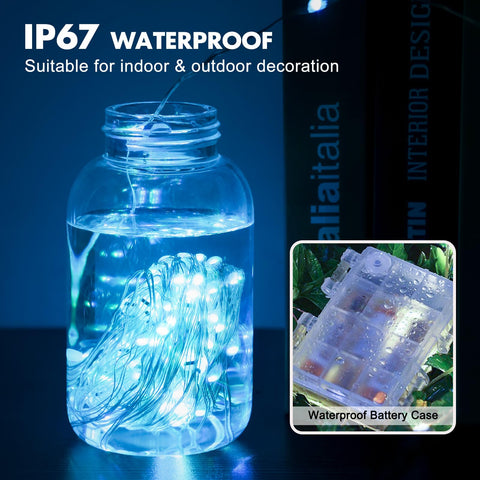Hoofun outdoor garden fairy lights for evening gatherings