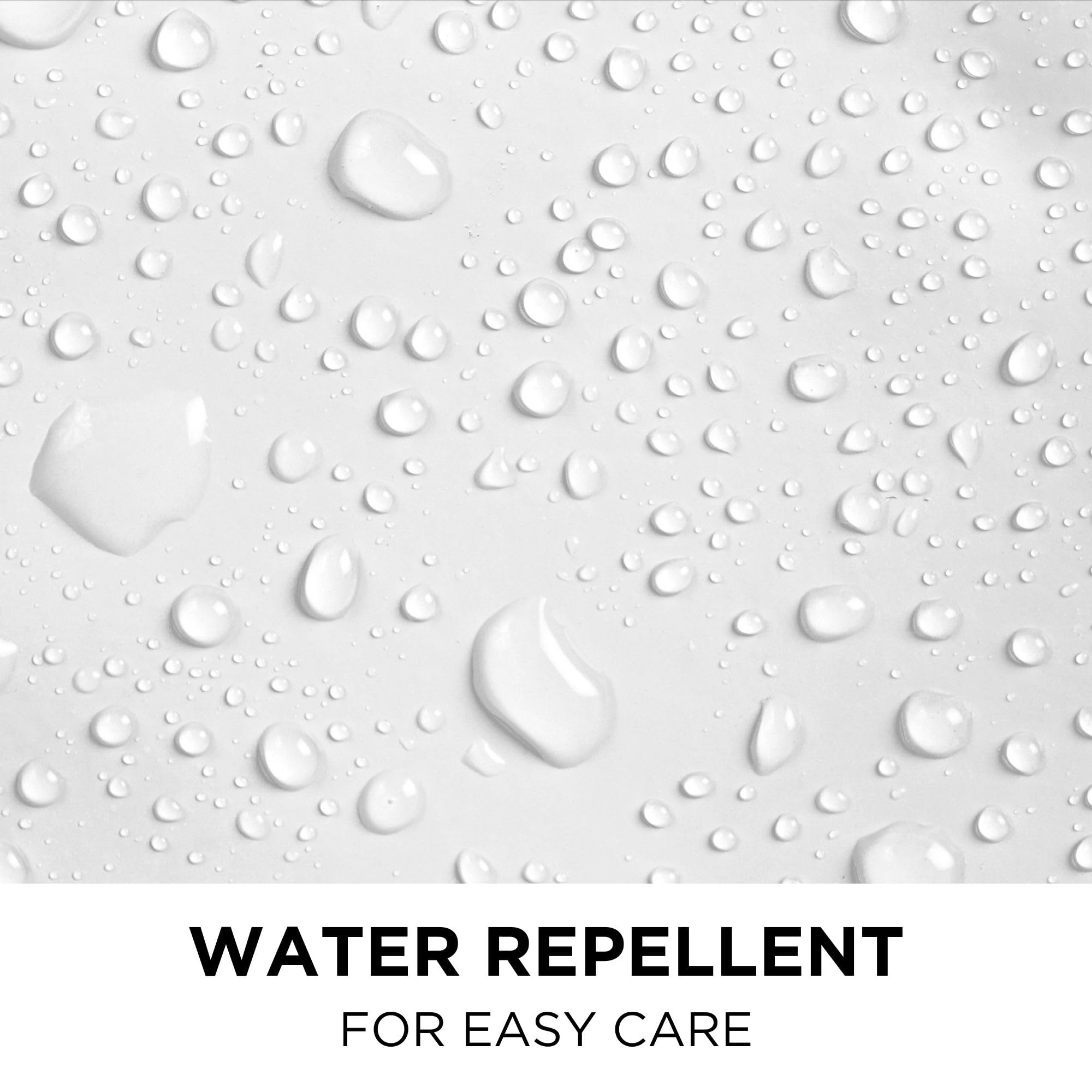 Hookless machine-washable curtain for easy cleaning after busy days.