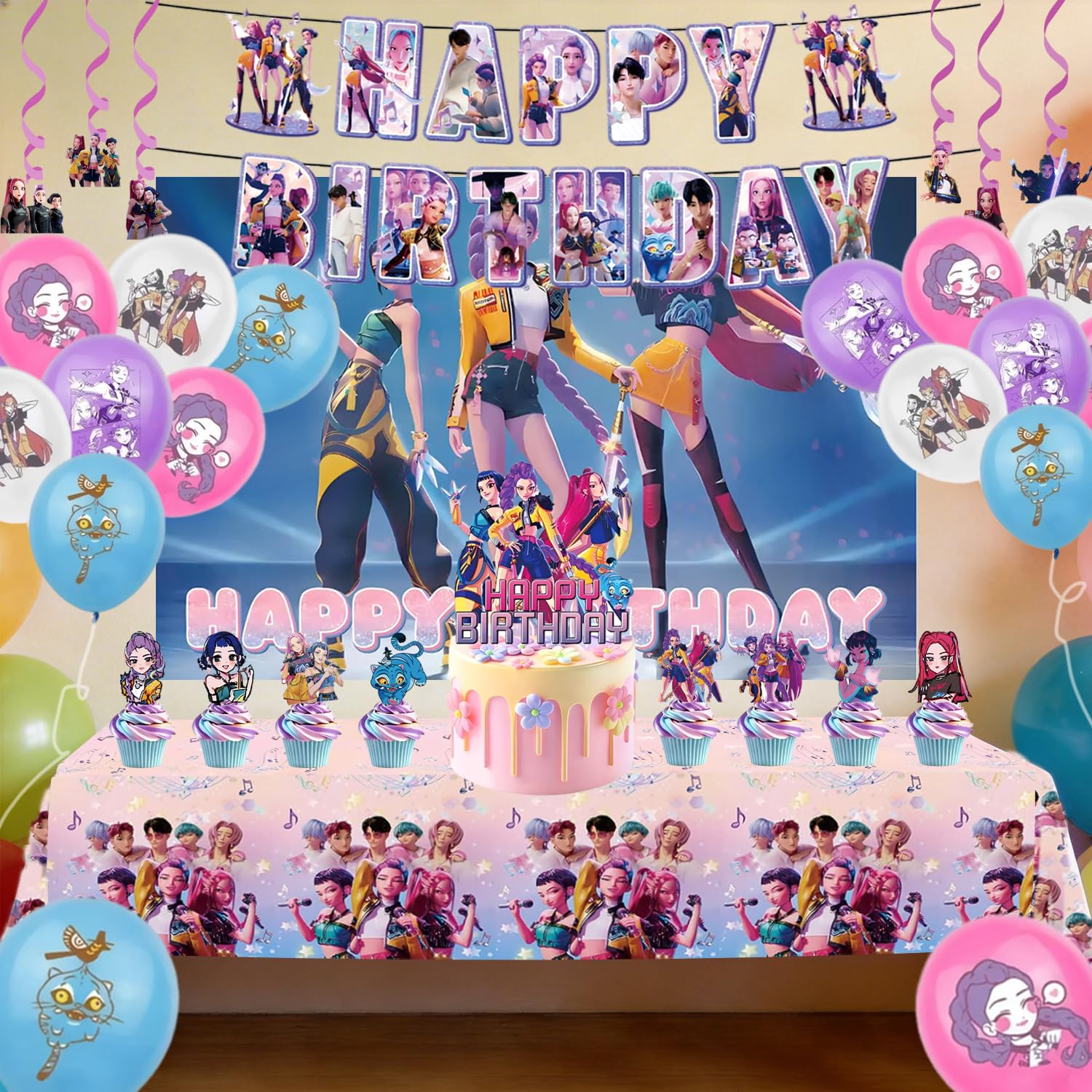 HoomdaBox Kpop cake toppers crown desserts with themed flair