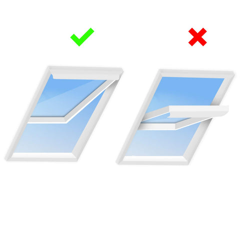 HOOMEE universal-fit diagram explains compatibility with most windows.