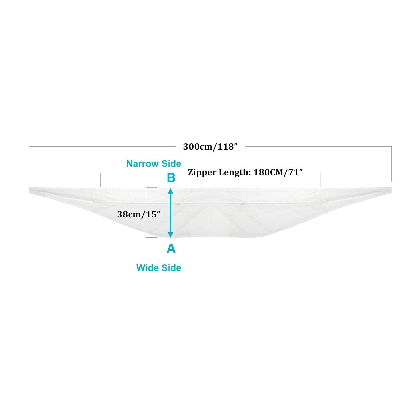 HOOMEE zip-closure around the hose minimizes air leaks and drafts.