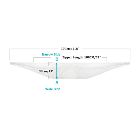 HOOMEE zip-closure around the hose minimizes air leaks and drafts.