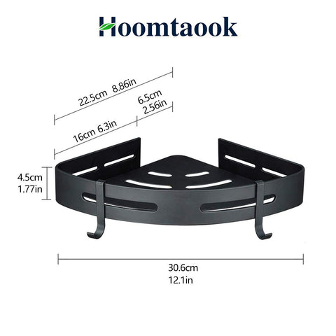 Hoomtaook easy wall installation allows quick repositioning without wall damage.