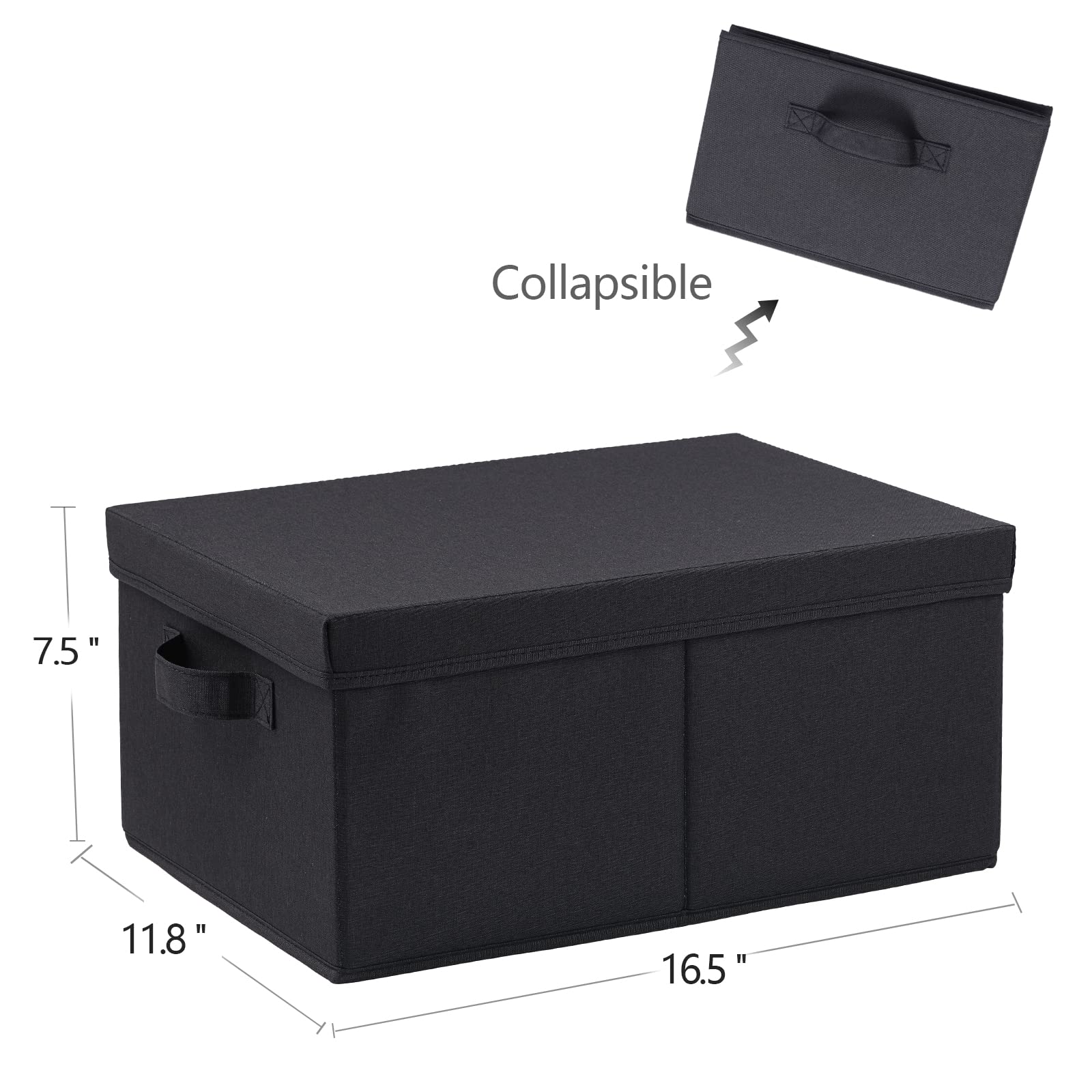 HOONEX bin great for clothes, bedding, books, or craft supplies