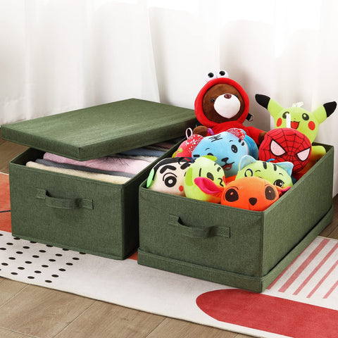 HOONEX storage bin with removable lids protects clothing from dust