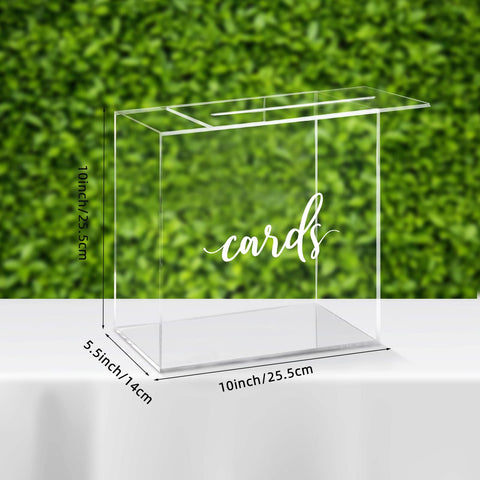 Hooqict 10x10x5.5 inch box capacity for 175 cards at events