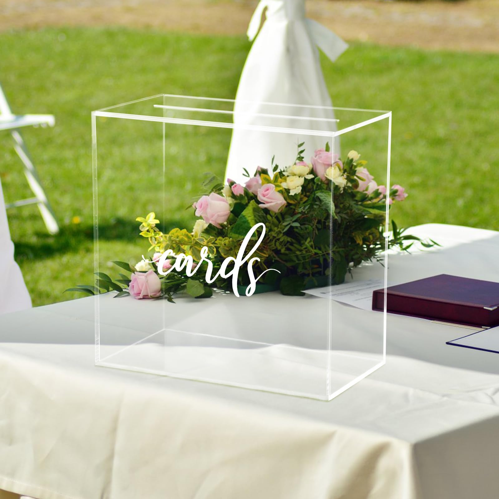 Hooqict memory-friendly card box showcasing blessings at celebrations