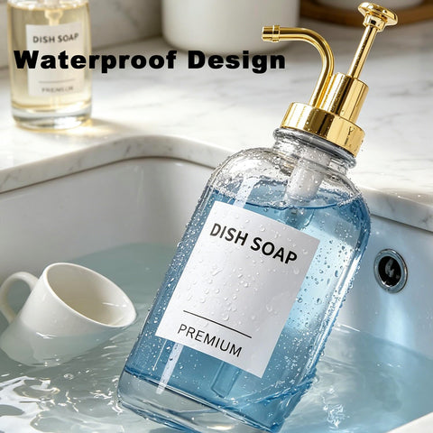 Hoousuper two-pack bottles ideal for kitchen bathroom and laundry use