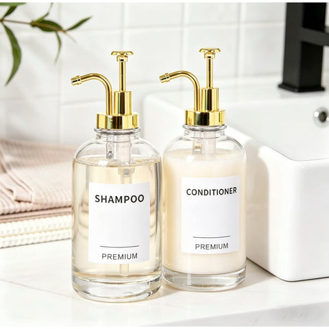 Hoousuper clear bottles show liquid levels at a glance