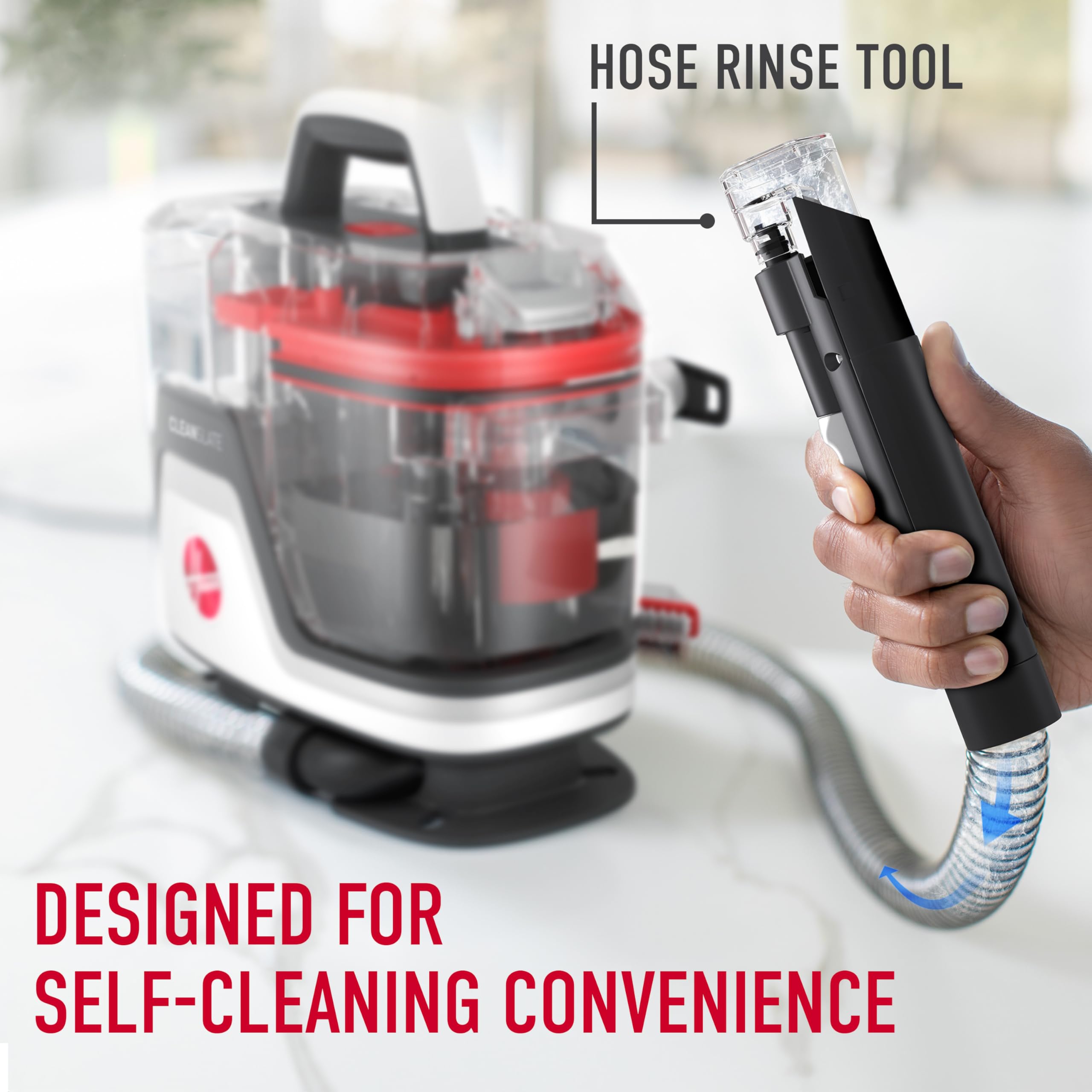 Hoover CleanSlate Plus pet mess remover supports common household accidents.