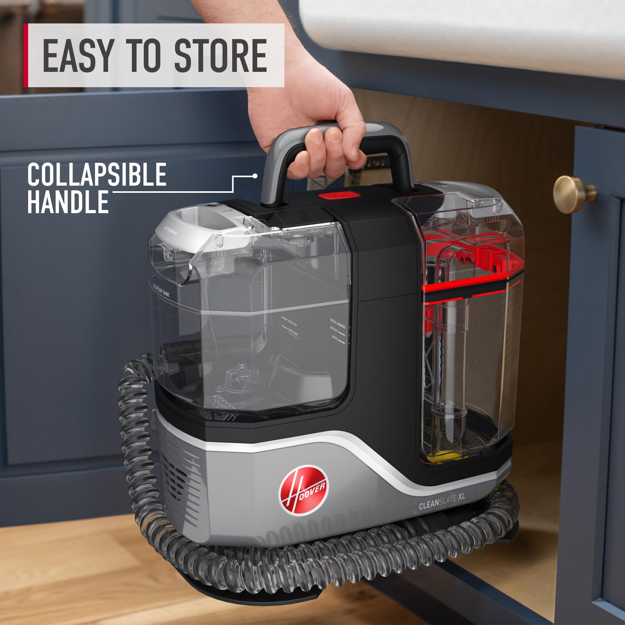 Hoover CleanSlate XL used for everyday spills and upholstery stains