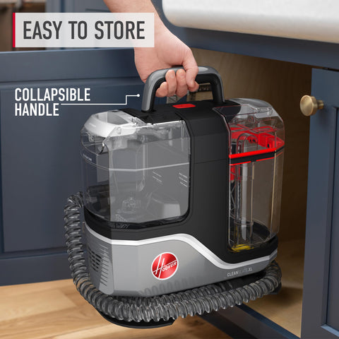 Hoover CleanSlate XL used for everyday spills and upholstery stains