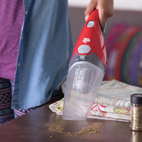 Hoover Dirt Devil Simpli Stik Plus compact-storage-ready for easy stowing.
