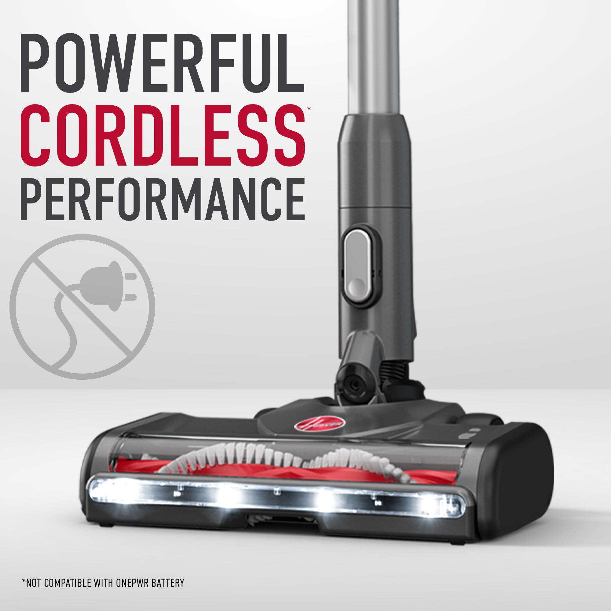 Hoover Excelerate quick-cleaning convenience for everyday messes across rooms