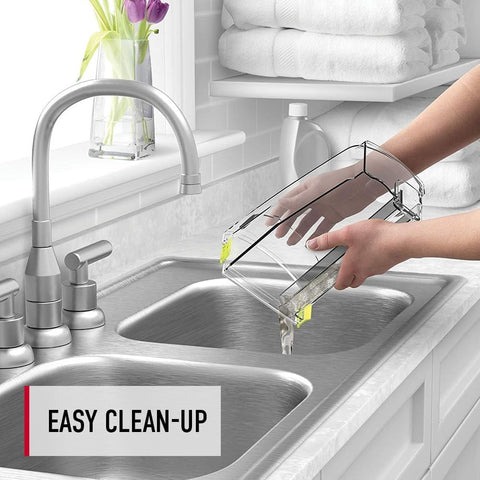 Hoover FloorMate Deluxe dry mode quickly removes remaining water to speed drying