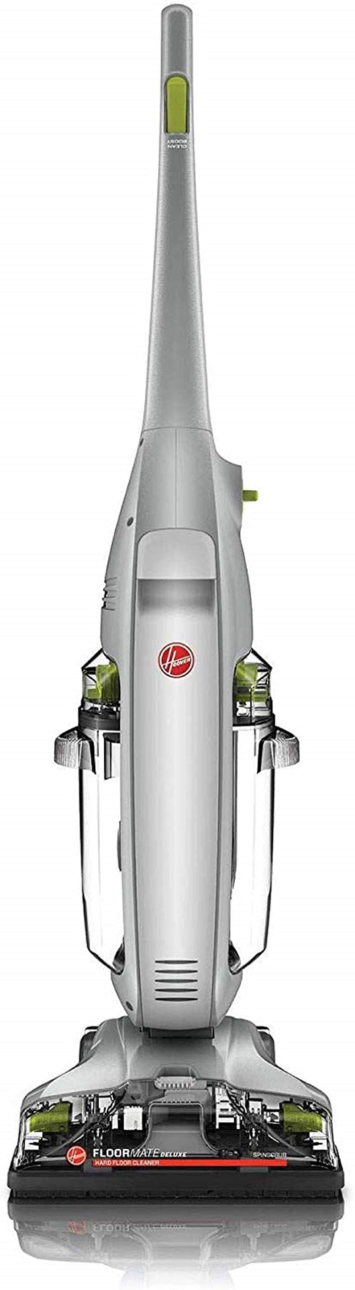 Hoover FloorMate Deluxe front view showing compact, lightweight design for easy daily cleaning