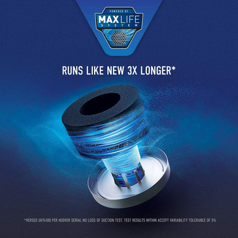 Hoover MaxLife Pro Pet Swivel 13-foot reach enables cleaning high and tight spots.