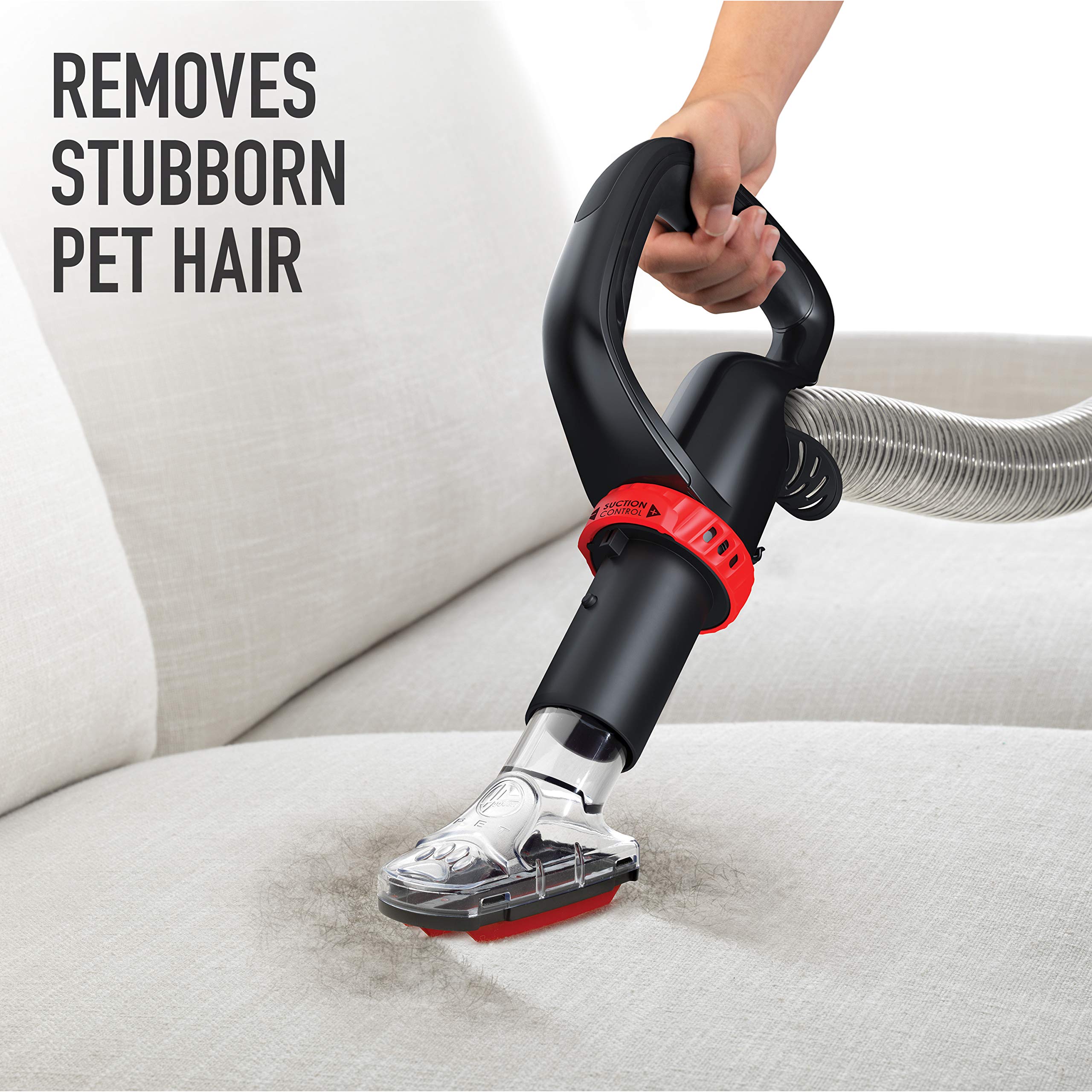 Hoover MaxLife Pro Pet Swivel filtration system highlights HEPA capture.