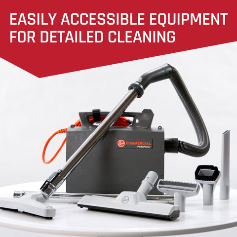 Hoover PortaPower accessory pack provides versatile tools for diverse cleaning tasks.