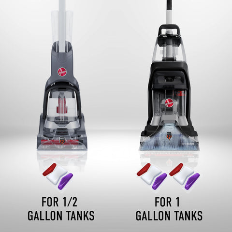 Hoover PowerDash clean packs sample image indicates ready-to-use stain fighting formula