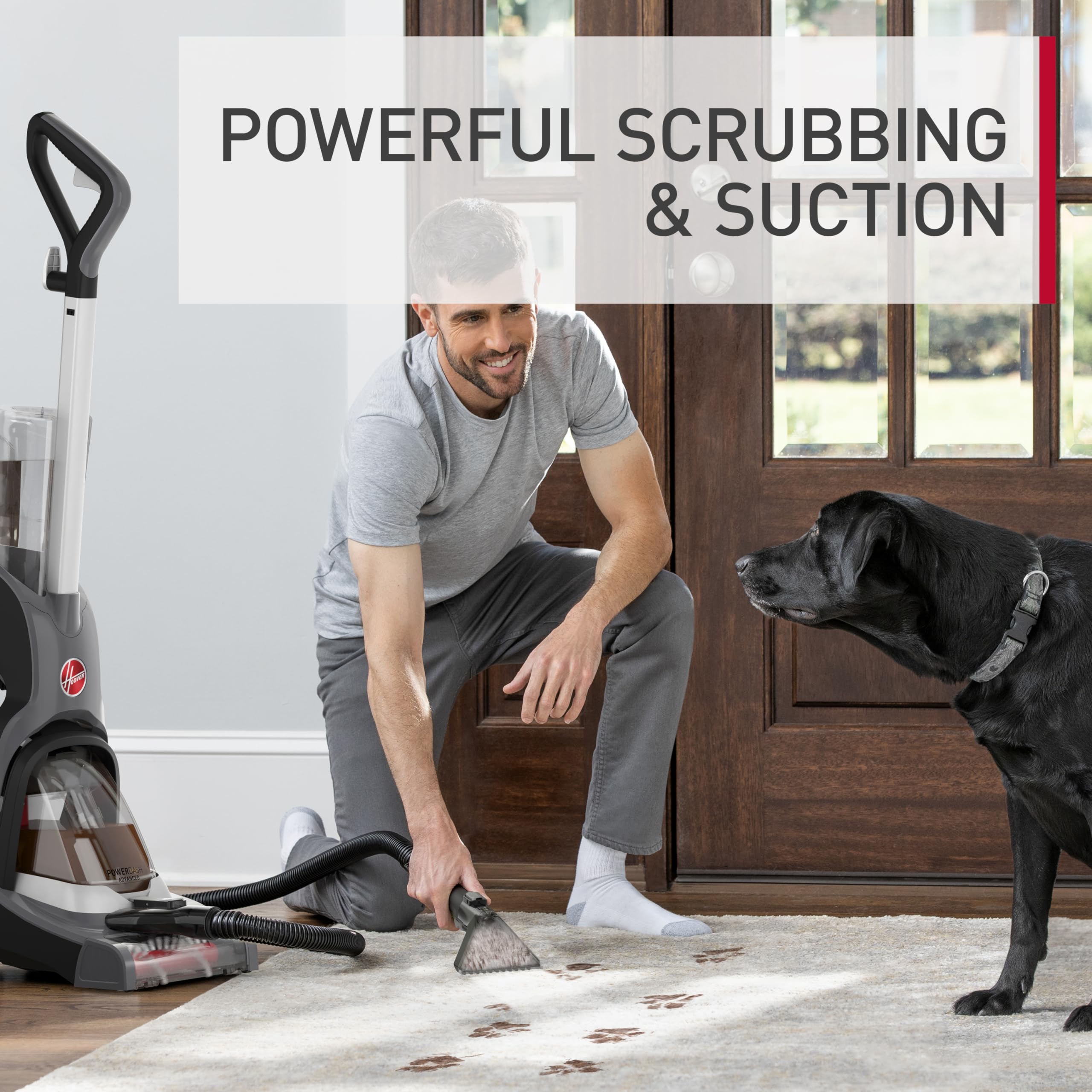 Hoover PowerDash everyday solution tackles common stains for quick refresh.