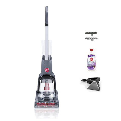 Hoover PowerDash Pet Advanced Cleaner unit highlighting compact design for small spaces.