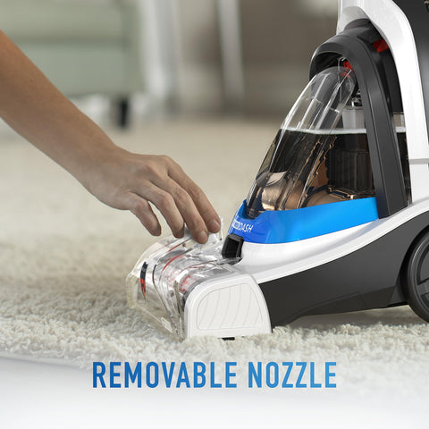Hoover PowerDash Pet compact includes solution sample for immediate cleaning