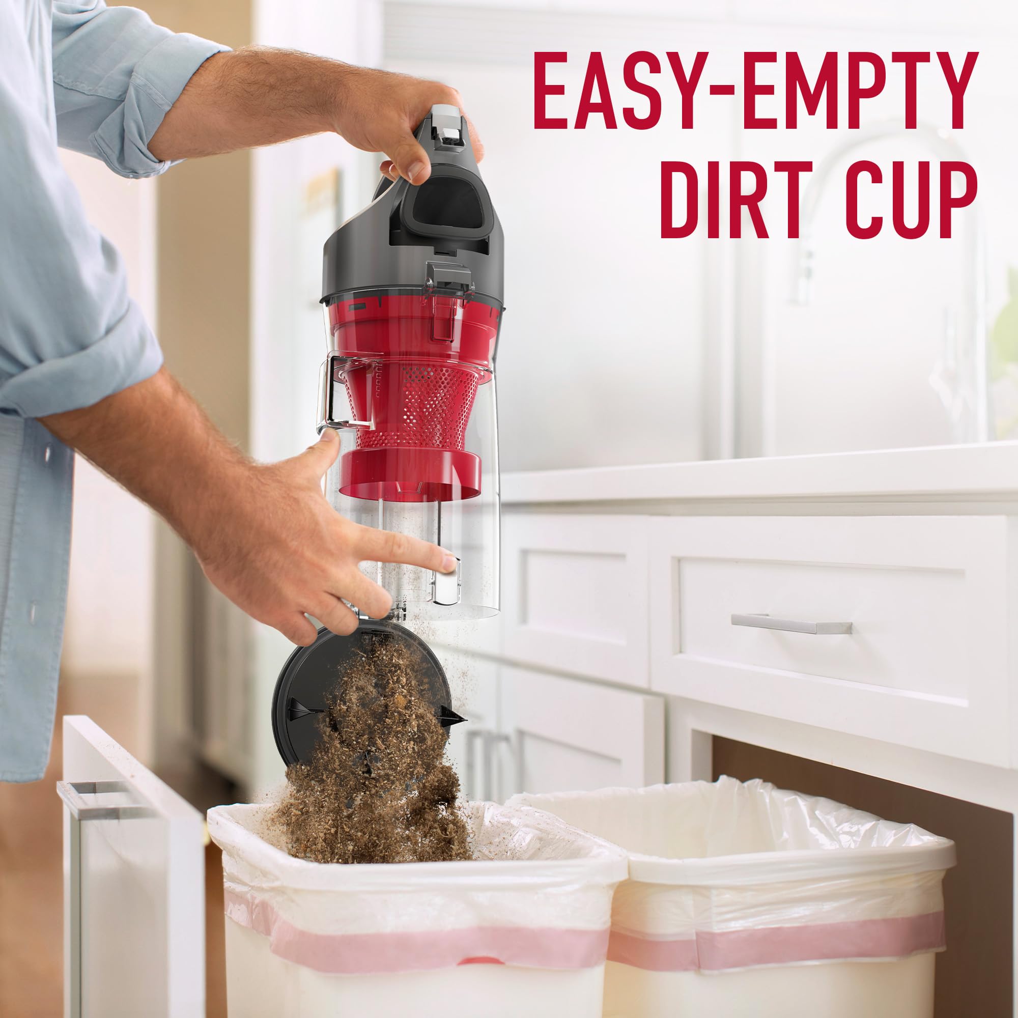 Hoover Rewind Pet accessories enable above-floor cleaning tasks.